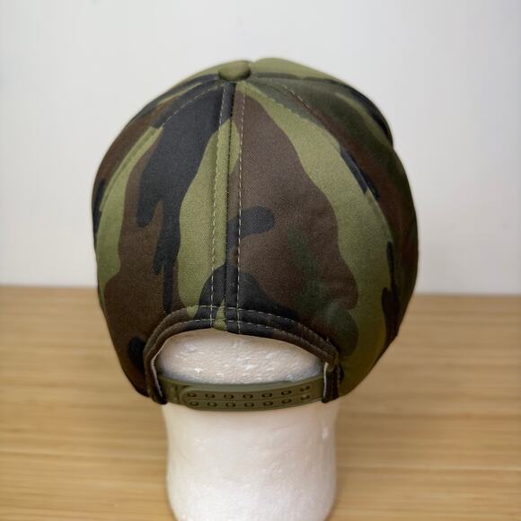 Vintage K2 Snowboarding Hat Cap Snapback Green Camouflage Trucker Snapback GUC - Picture 3 of 7